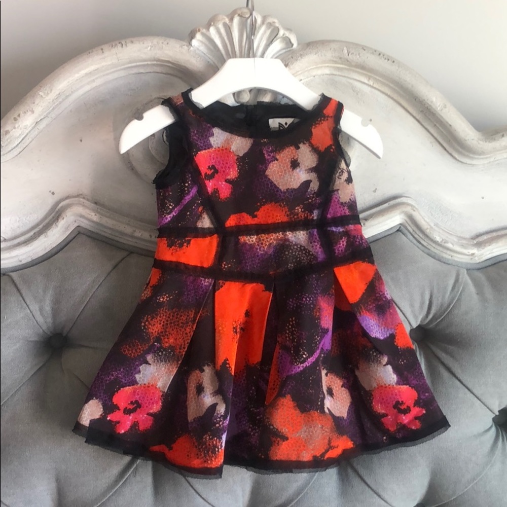 MILLY toddler girls dress floral sz2 spring summer